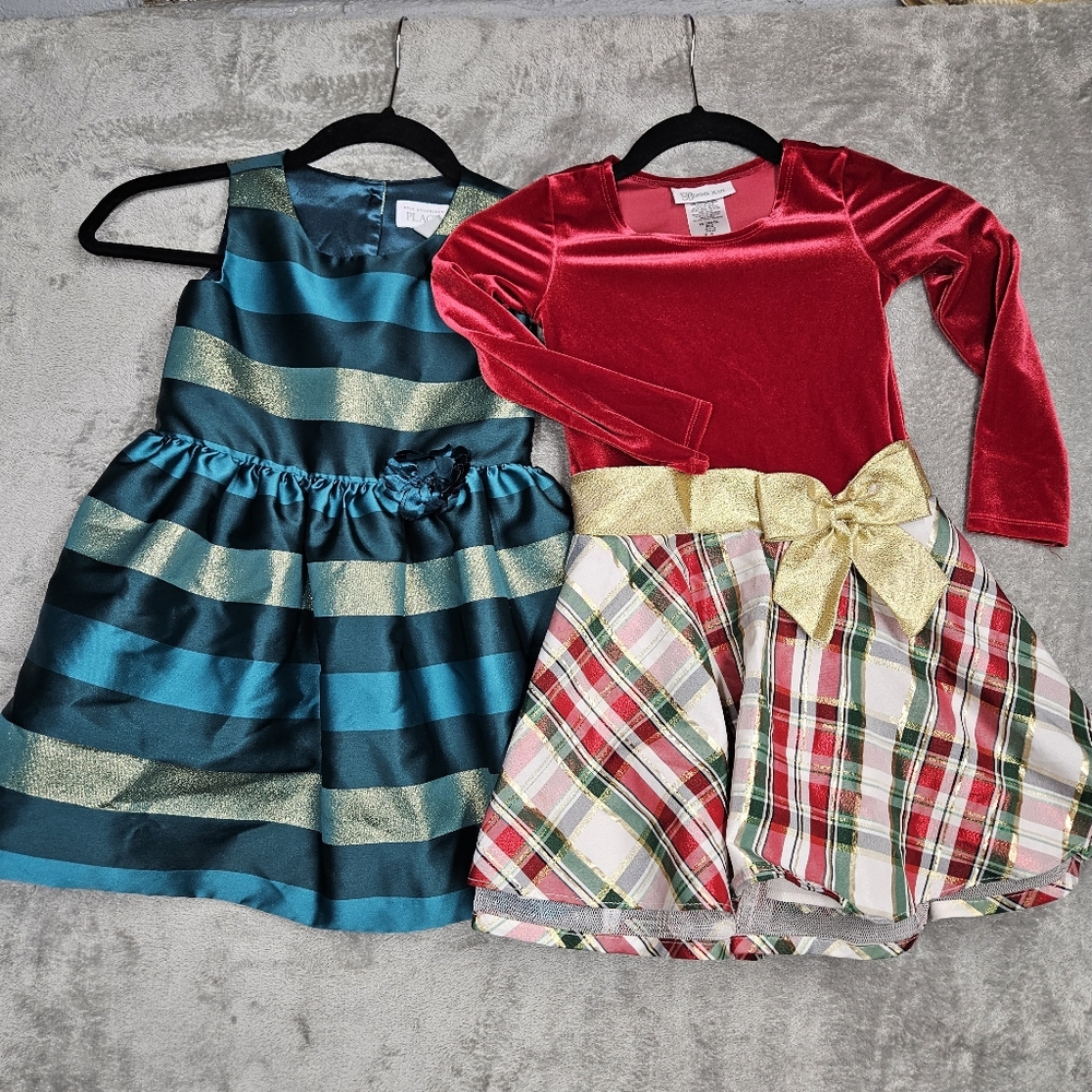 5t Holidays Dresses Bundle. Both Like New